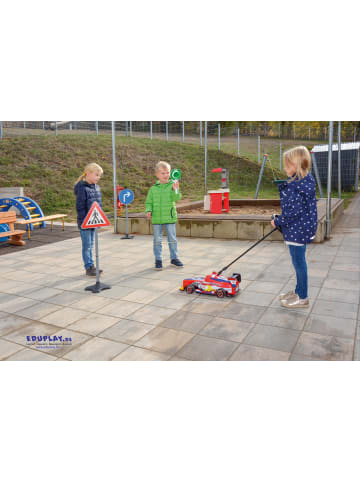 Eduplay Polizei Kelle mit Licht, Ø 11,5 x 25 cm in Grün/Rot/Weiß in Grün/Rot/Weiß