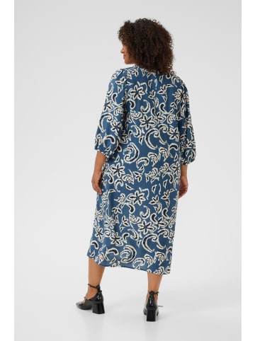 KAFFE curve Kleid KCmahlia A-shape in Bering Sea/White Paisley