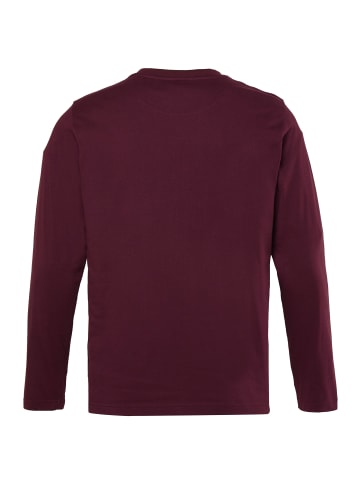 Men Plus Kurzarm T-Shirt in pflaume
