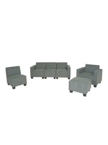 MCW Modular Sofa-System Moncalieri 3-1-1-1, Grau