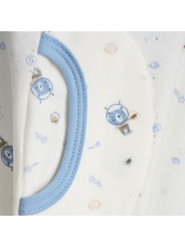 Fixoni Kinder Langarmbody "Body LS w.Velour Romper" in Blau