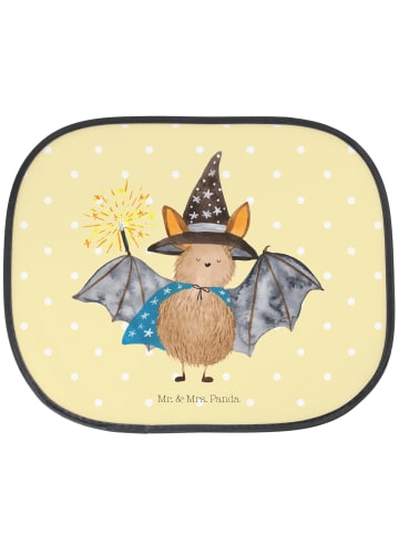 Mr. & Mrs. Panda Auto Sonnenschutz Fledermaus Zauberer ohne Spruch in Gelb Pastell