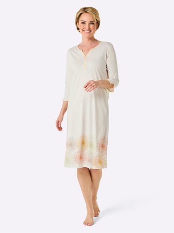 WITT WEIDEN Nachthemd in champagner-apricot-bedruckt