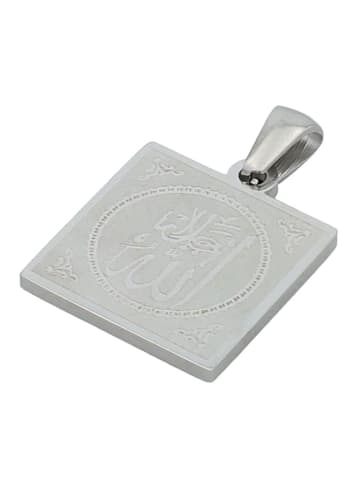 Adeliás Unisex Anhänger aus Edelstahl in silber