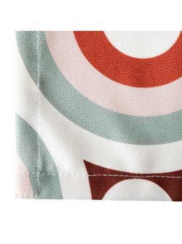 AltoBelli Tischläufer RETRO Kreise Salbei & Terrakotta