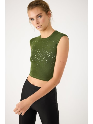 NO MATTER WHAT Blouse in Khaki