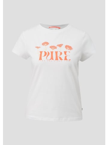 QS T-Shirt in 01D1_weiß