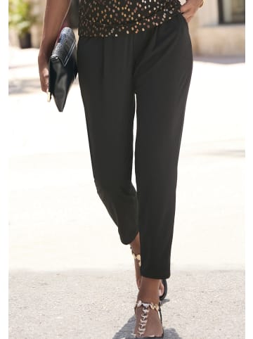 LASCANA Schlupfhose in schwarz
