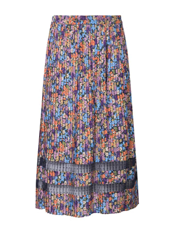 Ulla Popken Plisseerock in kräftiges orange