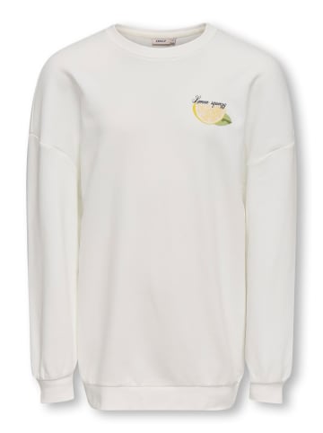 KIDS ONLY Sweatshirt in Cloud Dancer