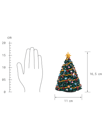 Butlers Spieluhr X-MAS Tannenbaum in Multicolor