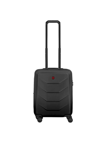 Wenger Prymo - 4-Rollen-Kabinentrolley 55 cm erw. (black) in schwarz