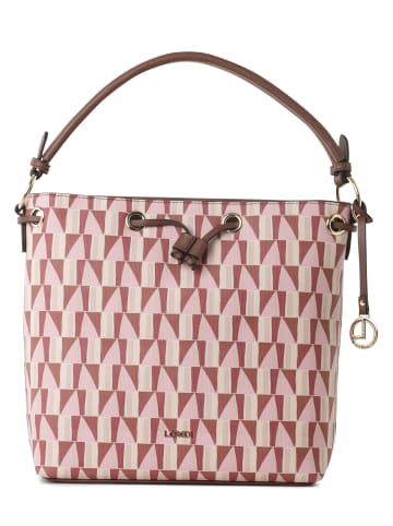 L.Credi Handtasche Madeline in braun rosa