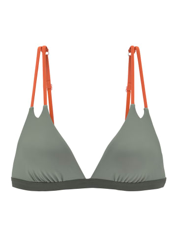 LASCANA Triangel-Bikini-Top in oliv