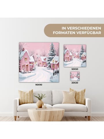 MuchoWow Leinwand Bilder Altrosa