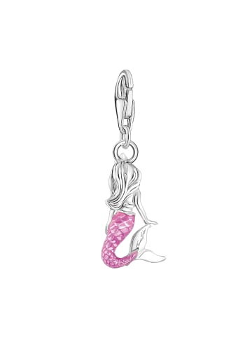 Thomas Sabo Charm-Anhänger in silber, rot, violett