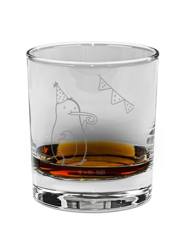 Mr. & Mrs. Panda Tumbler Avocado Party Zeit ohne Spruch in Transparent