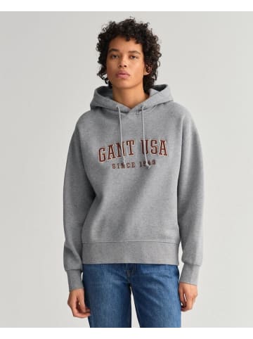 Gant Sweatshirt in grey melange
