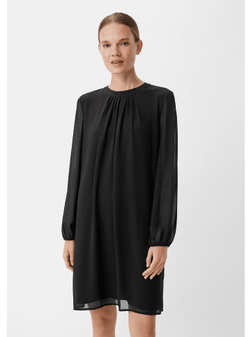 comma Kleid kurz in Schwarz