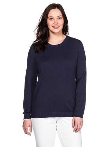 sheego Pullover in marine