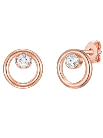 Rafaela Donata Ohrstecker aus Sterling Silber mit Zirkonia in roségold