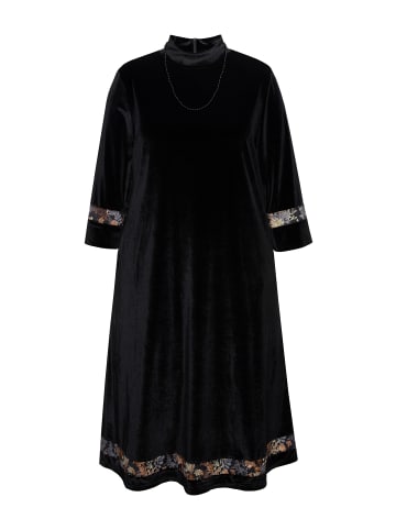Ulla Popken Midikleid in schwarz