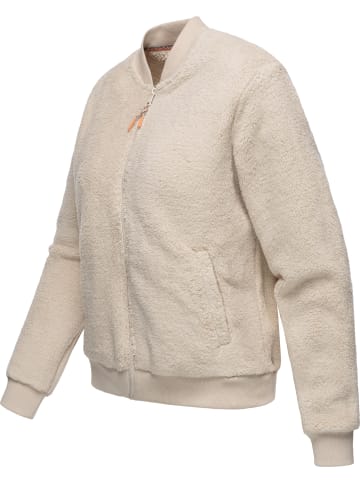 ragwear Plüschjacke Cairro in Ecru