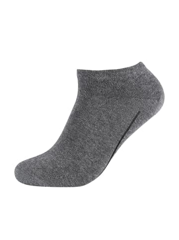 camano Sneakersocken 4er Pack ca-soft in dunkelgrau melange