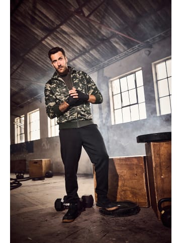 JP1880 Sweatjacke in haselnuss