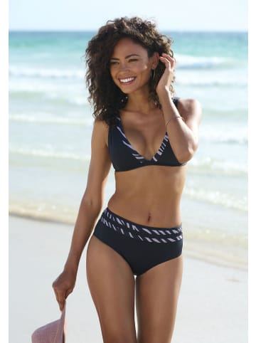 LASCANA Highwaist-Bikini-Hose in schwarz