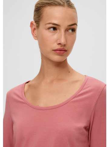 S. Oliver T-Shirt langarm in Pink