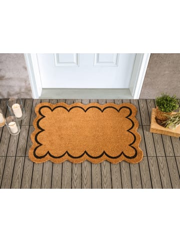 Beliani Fußmatte HOLON in /Schwarz - (W) 60 x (L) 90 cm