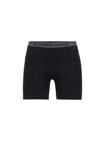 icebreaker Boxershort Anatomica in Schwarz