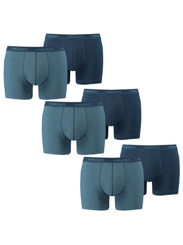 HEAD Boxershorts 6 er Pack Boxer in 494 - Blue Heaven