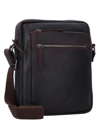 The Chesterfield Brand Wax Pull Up Umhängetasche Leder 21 cm braun