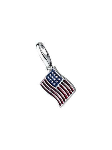 Giorgio Martello Milano Charm Flagge Usa in Mehrfarbig