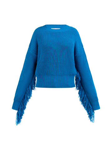 IZIA Damen Strick Pullover in KÖNIGSBLAU
