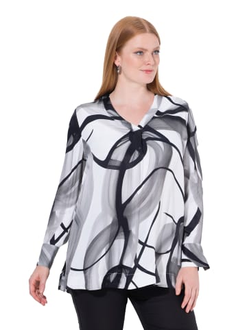 Ulla Popken Bluse in schneeweiß