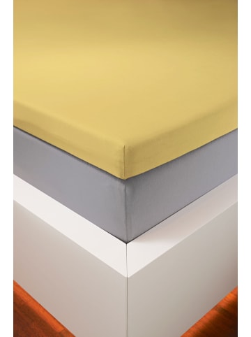 bellana jersey Spannbetttuch Bellana Edel-Elastic-Jersey Topper in weizen