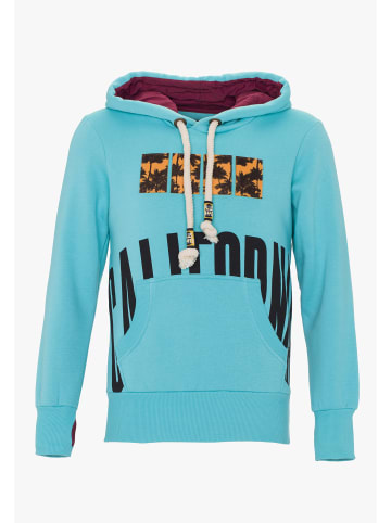 PLUS EIGHTEEN Herren Kapuzenpullover in Türkis
