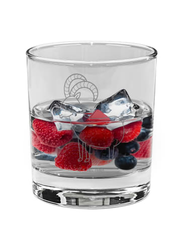 Mr. & Mrs. Panda Glas Sternzeichen Steinbock ohne Spruch in Transparent