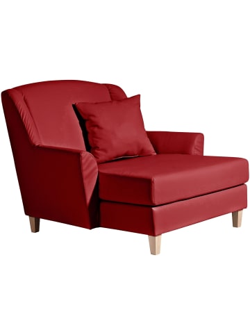 others SESSEL XXL Karil Bezug Kunstleder Buche natur / chilli