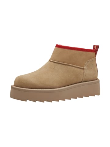 Tamaris Lederstiefeletten Braun