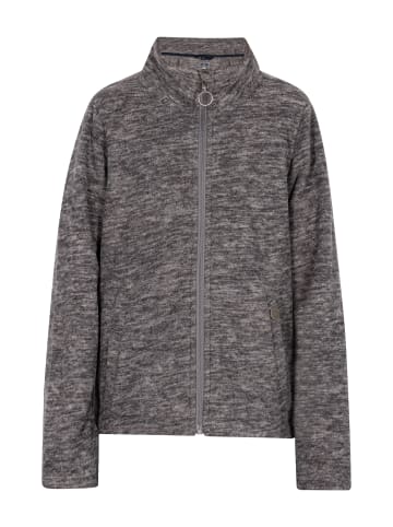 DreiMaster Maritim Fleecejacke in Grau Melange
