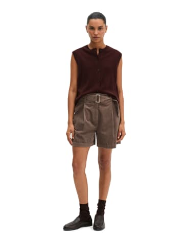 Marc O'Polo Ärmelloser Cardigan regular in Black Cherry