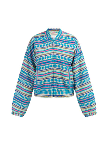 IZIA Damen Bomberjacke in Mehrfarbig Blau