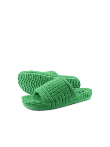 Flip Flop Hausschuh "home*frottee"  in SmaragdgrÃ¼n