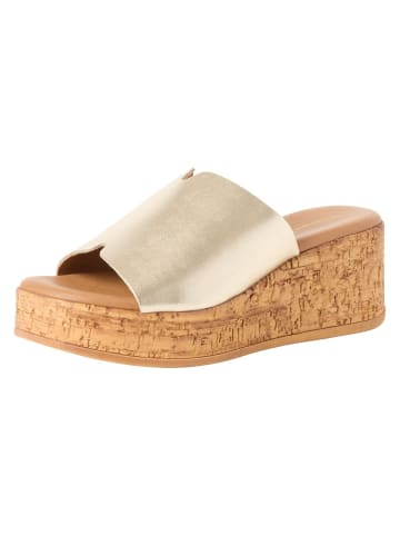 Tamaris Pantolette in LIGHT GOLD MET