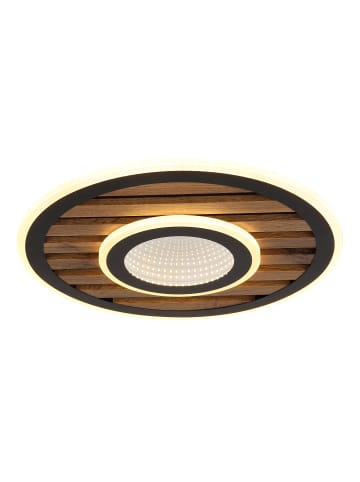 Globo lighting Deckenleuchte "WOODY" in black