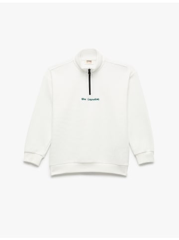 KOTON SWEATSHIRTS in Ekru